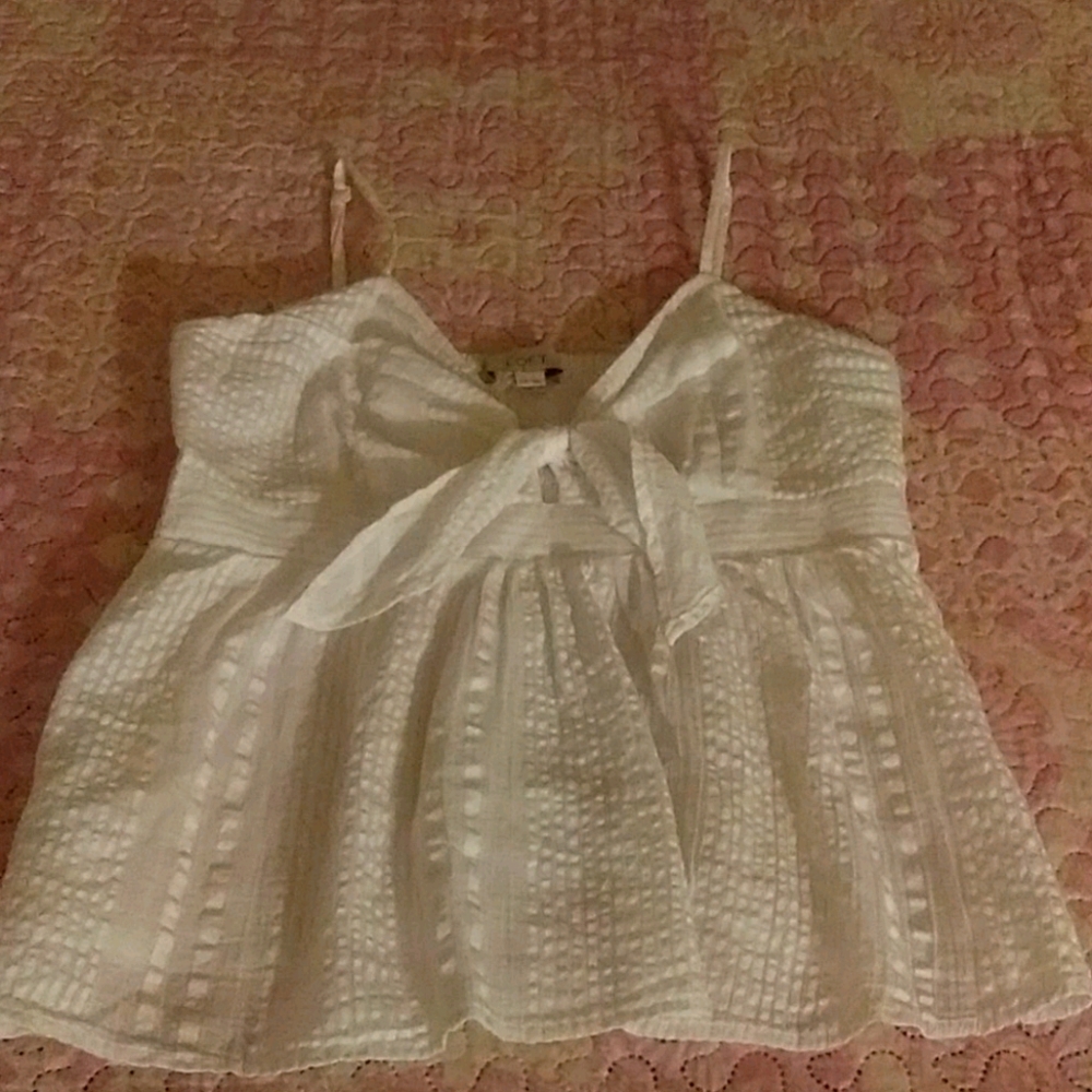 Loft XSP white top with adjustable straps